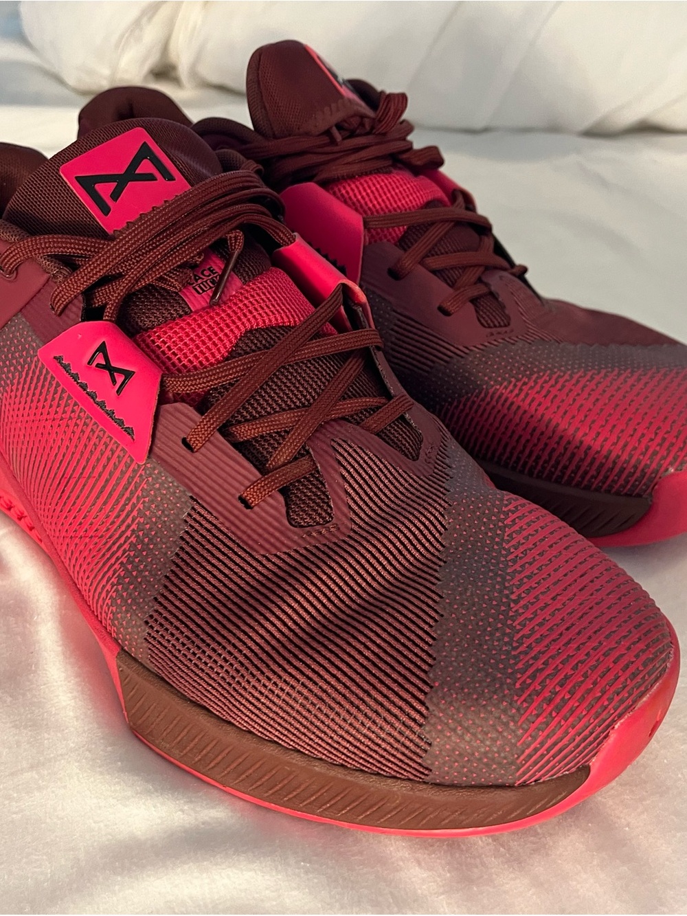 Nike Women's Athletic Trainers - Maroon & Hot Pink